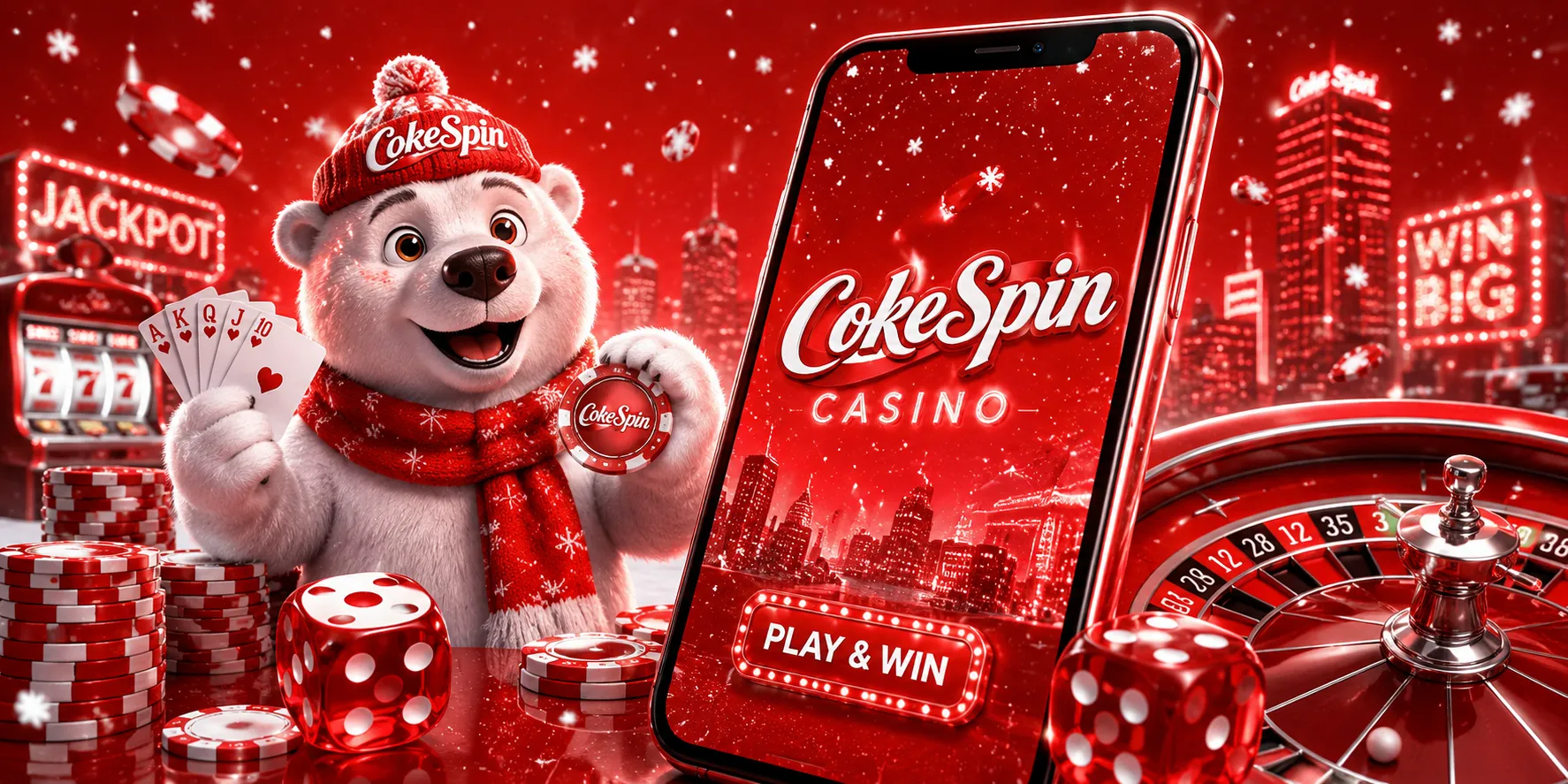 CokeSpin Casino App Screenshot
